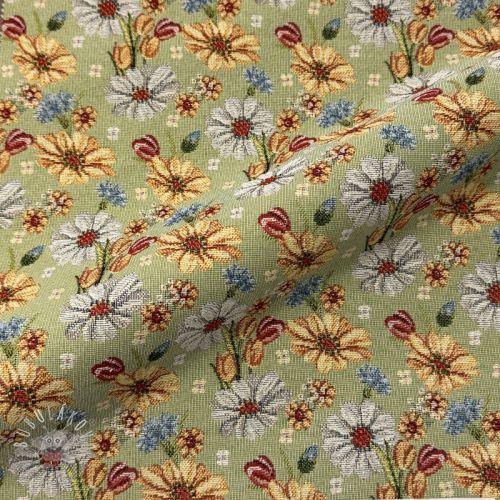 Dekoračná látka GOBELIN premium Floral Easter Flower