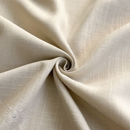 Viskóza s ľanom PREMIUM sand