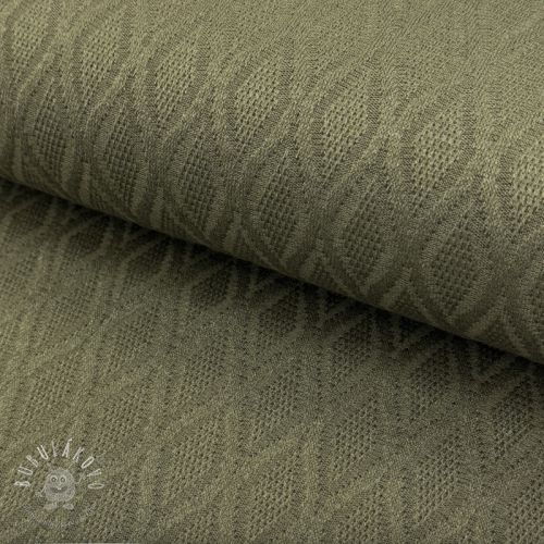 Pletenina jacquard Diamond army