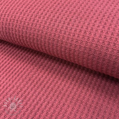 Svetrovina WAFFLE BIG KNIT dark salmon