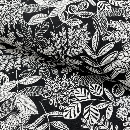 Dekoračná látka jacquard Valerian allover noir