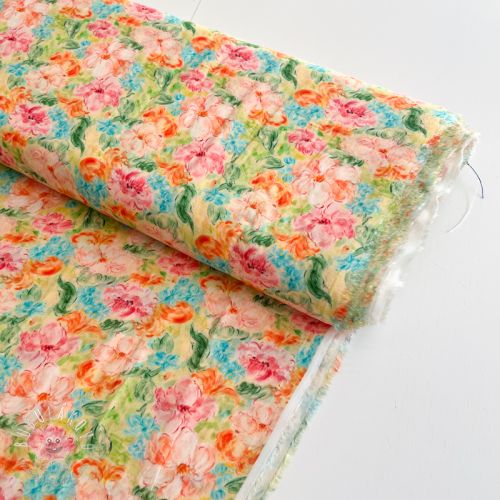 Viskóza RAYON POPLIN Dreamy flowers design E digital print