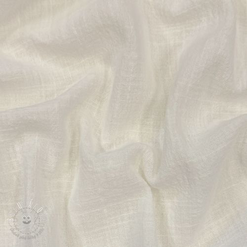 Bavlnená látka SLUB WASHED off white