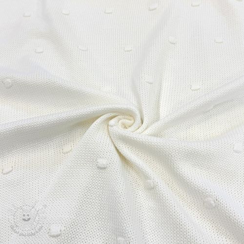 Svetrovina BIG KNIT DOT off white Svetrovina BIG KNIT DOT off white