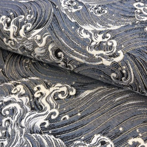 Dekoračná látka jacquard Swell allover argent