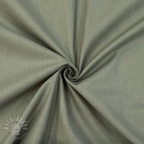 Bavlnený popelín olive