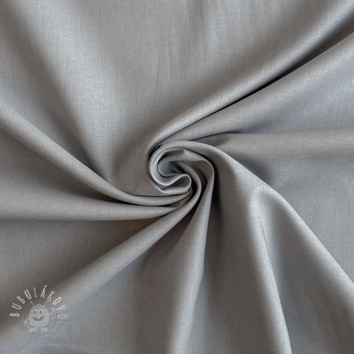 Bavlnený popelín metal grey