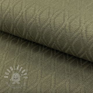 Pletenina jacquard Diamond army
