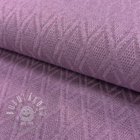 Pletenina jacquard Diamond lavender