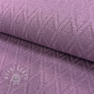 Pletenina jacquard Diamond lavender