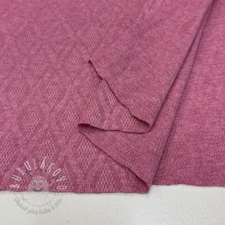 Pletenina jacquard Diamond pink
