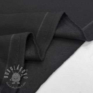 Teplákovina počesaná black