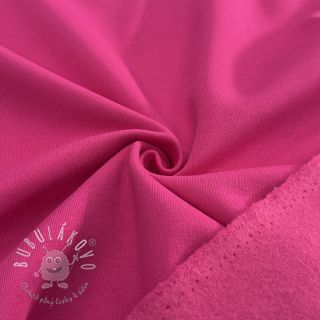 Teplákovina počesaná magenta