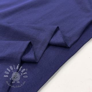 Teplákovina počesaná midnight blue