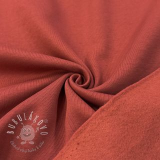 Teplákovina počesaná stone red