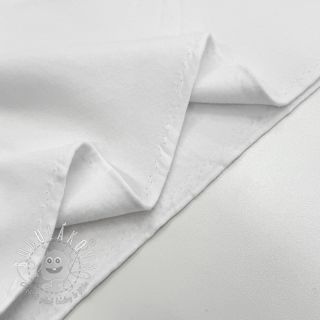 Teplákovina počesaná optical white