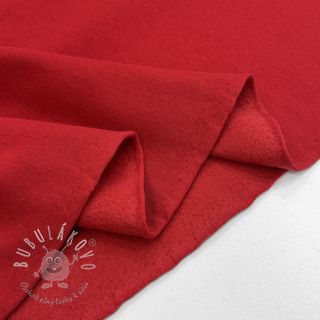 Teplákovina počesaná dark red