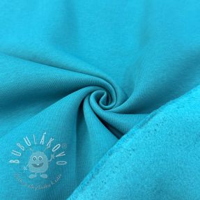 Teplákovina počesaná petrol