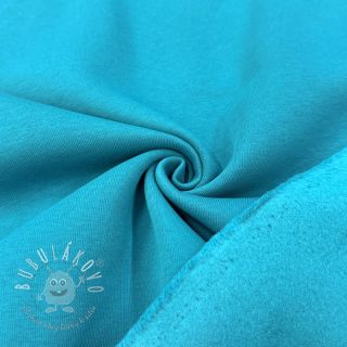 Teplákovina počesaná petrol