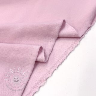 Teplákovina počesaná light pink