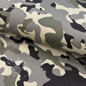 JEANS DENIM STRETCH Camouflage grey