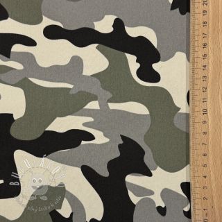 JEANS DENIM STRETCH Camouflage grey