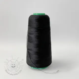 Niť overlocková STRETCH 2700 m black