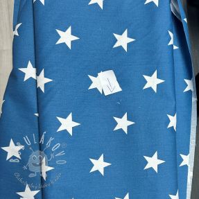 Bavlnená látka Stars indigo II.trieda