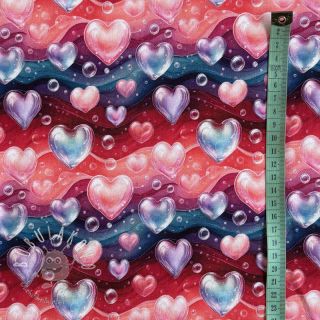 Teplákovina All you need is love design B digital print