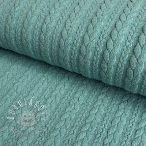 Pletenina jacquard Cably dark green