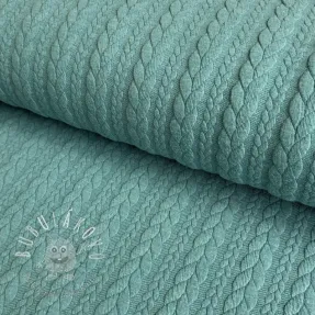 Pletenina jacquard Cably dark green