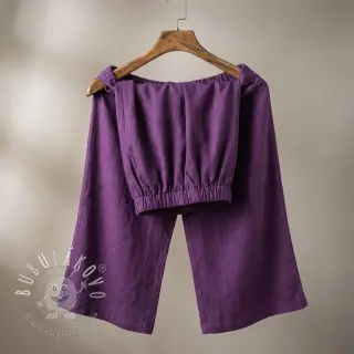 Ľan predpraný dark purple