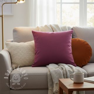 Ľan predpraný wine red