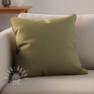 Ľan predpraný dark moss green