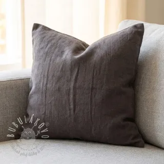 Ľan predpraný STONEWASHED PREMIUM mocha