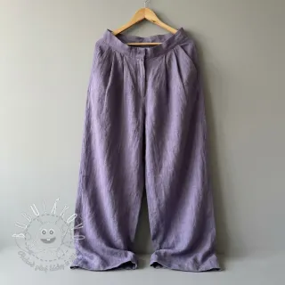 Ľan predpraný STONEWASHED PREMIUM lavender