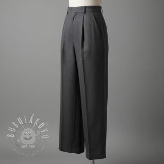 Ľan predpraný STONEWASHED PREMIUM black