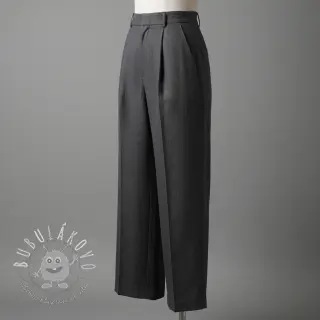 Ľan predpraný STONEWASHED PREMIUM black
