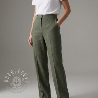 Ľan predpraný STONEWASHED PREMIUM camo green