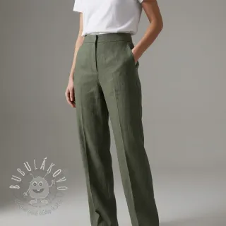 Ľan predpraný STONEWASHED PREMIUM camo green