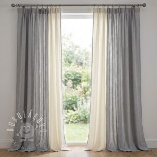 Ľan predpraný STONEWASHED PREMIUM light grey