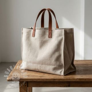 Ľan predpraný STONEWASHED PREMIUM pebble