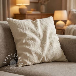 Ľan predpraný STONEWASHED PREMIUM pebble