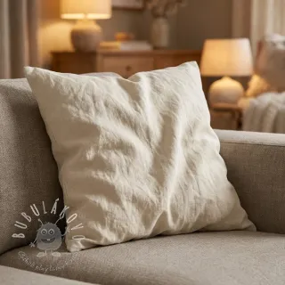 Ľan predpraný STONEWASHED PREMIUM pebble