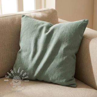 Ľan predpraný STONEWASHED PREMIUM dark mint