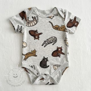 Úplet Lazy cats ecru melange