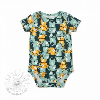 Úplet Funny dogs dark green