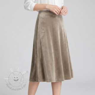 Zamat VELVET STRETCH taupe