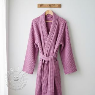 Bavlna s vaflovou väzbou pink