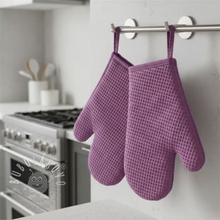 Bavlna s vaflovou väzbou pink